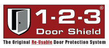1-2-3 Door Shield Logo